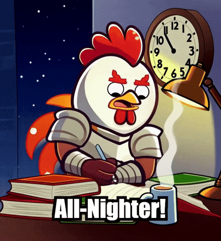 Late Night School GIF by Zorooster