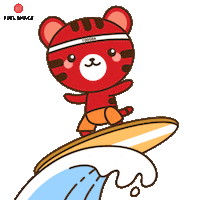Burger Surf Sticker by Fuel Shack Malaysia