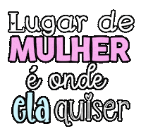 Frase Dia Da Mulher Sticker