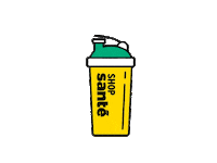 Shake Supplements Sticker by Shop Sante