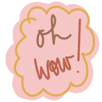 Pink Wow Sticker