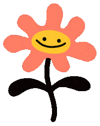 Happy Flower Sticker