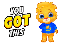 You Got This Do It Sticker by Lucas and Friends by RV AppStudios