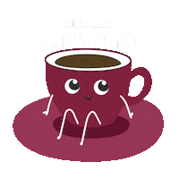 HillsBrosCappuccino coffee drink good morning morning Sticker