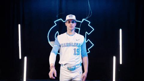 North Carolina Baseball GIF by UNC Tar Heels