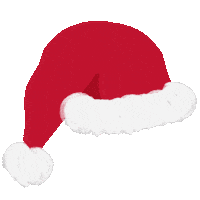 Santa Hat Christmas Sticker