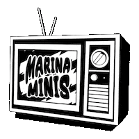 Black And White Art Sticker