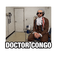 Dr Congo Doctor Sticker