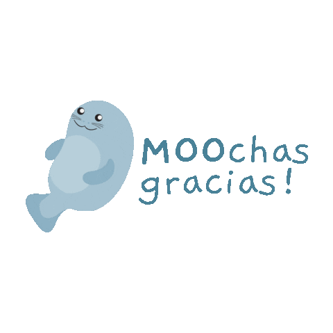 DENRAgos animals thank you marine sea creature Sticker