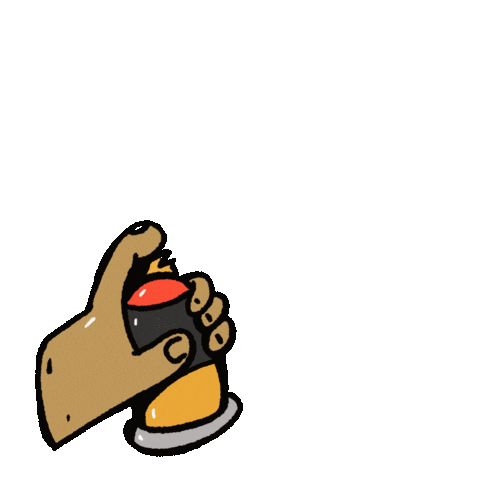 Rarehearts giphyupload love graffiti graff Sticker