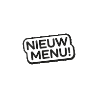 Menu Stein Sticker by Buro Fudge