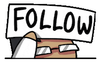 comixsg support follow follow me follow us Sticker
