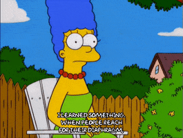 awkward marge simpson GIF