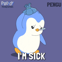 Tired Take Care GIF by Pudgy Penguins
