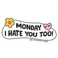 Sad Hate You Sticker by Ivo Adventures