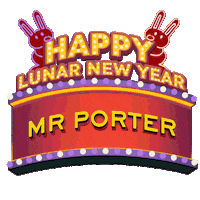 New Year Rabbit Sticker by MR PORTER