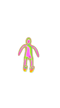 Dancing Sticker by Los Hopper
