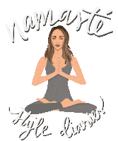Yoga Life Fitness Sticker by Karina Reske