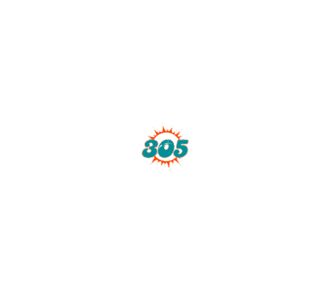 Miami Dolphins Summer Sticker by 305 Magazine