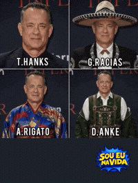 Agradecer Tom Hanks GIF by Sou Eu Na Vida