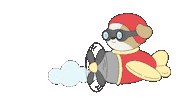 hagrimong puppy sky flying cloud Sticker