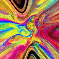 Rainbow Glow GIF by roberthruska