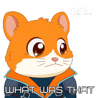 Excuse Me What Sticker by Hamieverse