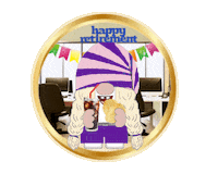 Congratulations Gnome Sticker