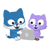 Fun Friends Sticker by Studycat language learning for kids