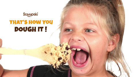 dessert craving Sticker by Scoopski Cookie Dough