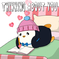 Miss You Love Sticker by Pudgy Penguins