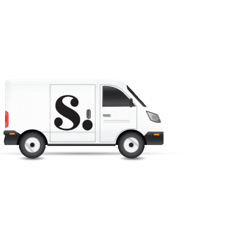 stagedpropertystyling delivery van sps staged Sticker