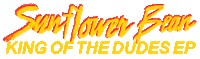 king of the dudes come for me Sticker by Sunflower Bean