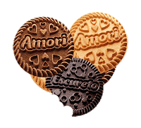 heart cookie Sticker by M. Dias Branco