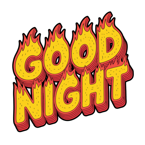 Good Night Love Sticker by Seorang Zaki