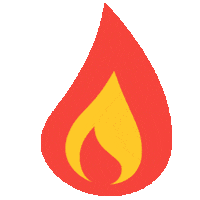 Fire Sticker by Sixtwo Pilates & Yoga