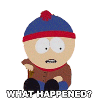 What Is Happening Stan Marsh Sticker by South Park