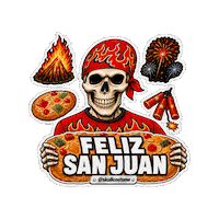 San Juan Halloween Sticker