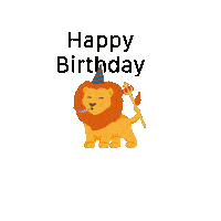 LioxFoundation happy birthday lion aron liox foundation Sticker