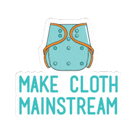 Cloth Nappies Sticker by AustralianNappyAssociation