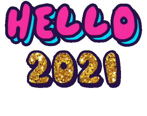 Happy New Year Hello Sticker