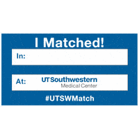 Matchday Sticker by UT Southwestern Digital Communications