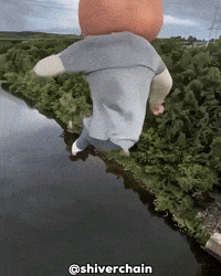 Shocked Big Head GIF