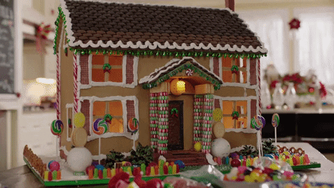 Gingerbread House Christmas GIF by Hallmark Mystery
