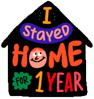 1 Year Smile Sticker by Yeremia Adicipta