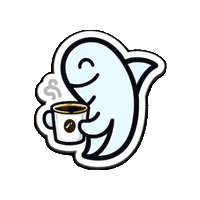 humbleshark coffee drink good morning morning Sticker
