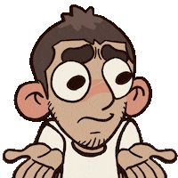 Face Shrug Sticker