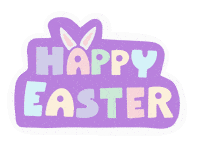 Bunny Easter Sticker by PokaDesign