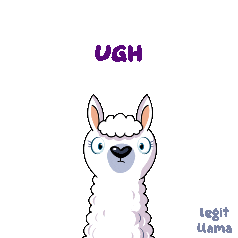 Sheep Ugh Sticker by VeeFriends