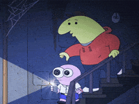 Dark Looking Around GIF by Adult Swim